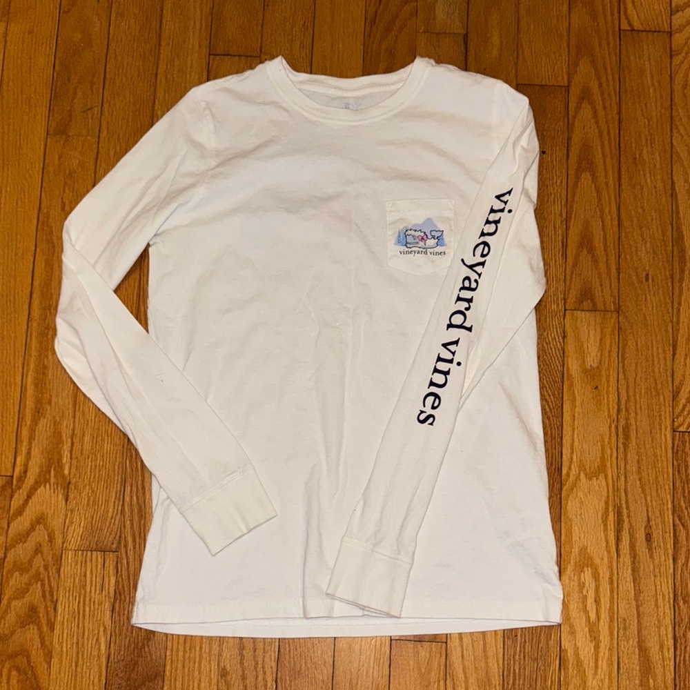 Vineyard Vines White Long Sleeve Shirt